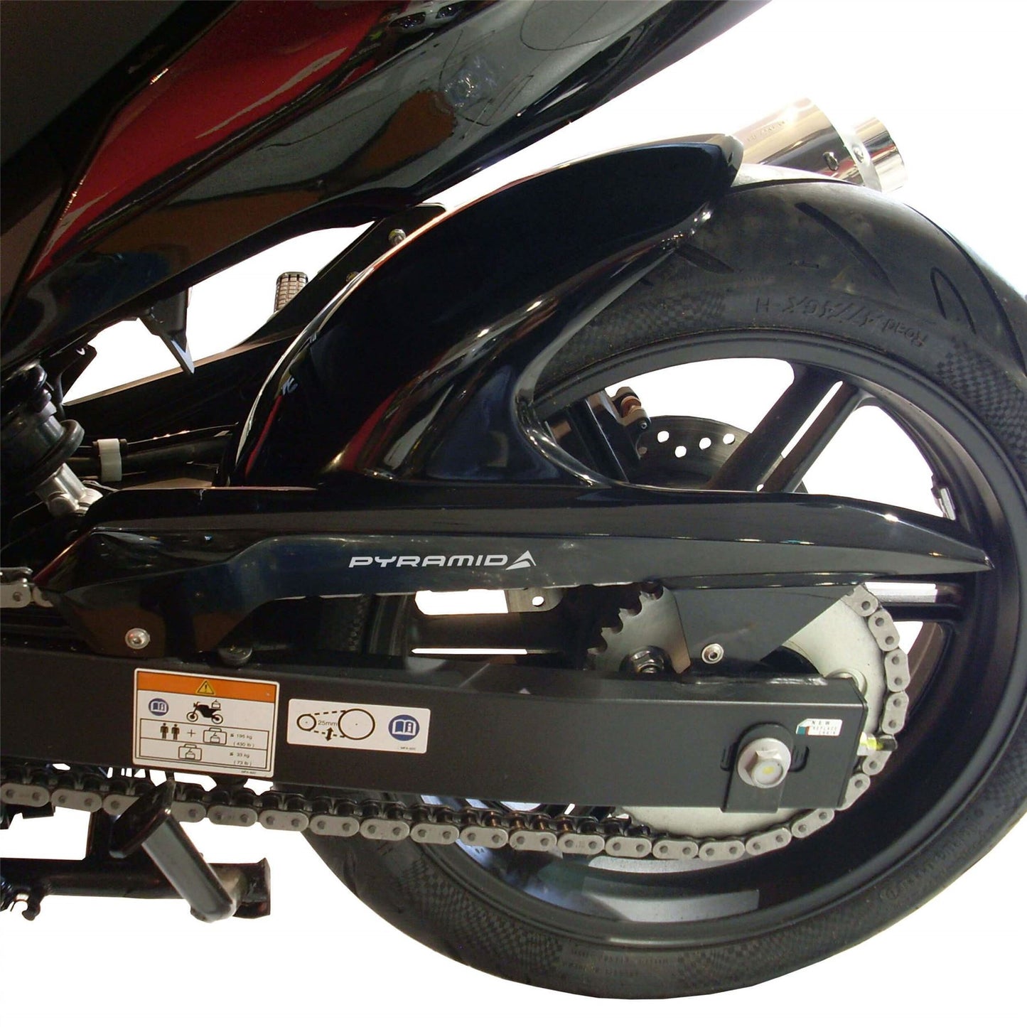 Pyramid Hugger Gloss Black for Honda CBF 1000 FA 2010 - 2017