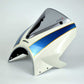 Pyramid Fly Screen Fusion White / Aegean Blue Triumph Bonneville T100 / T120 16-