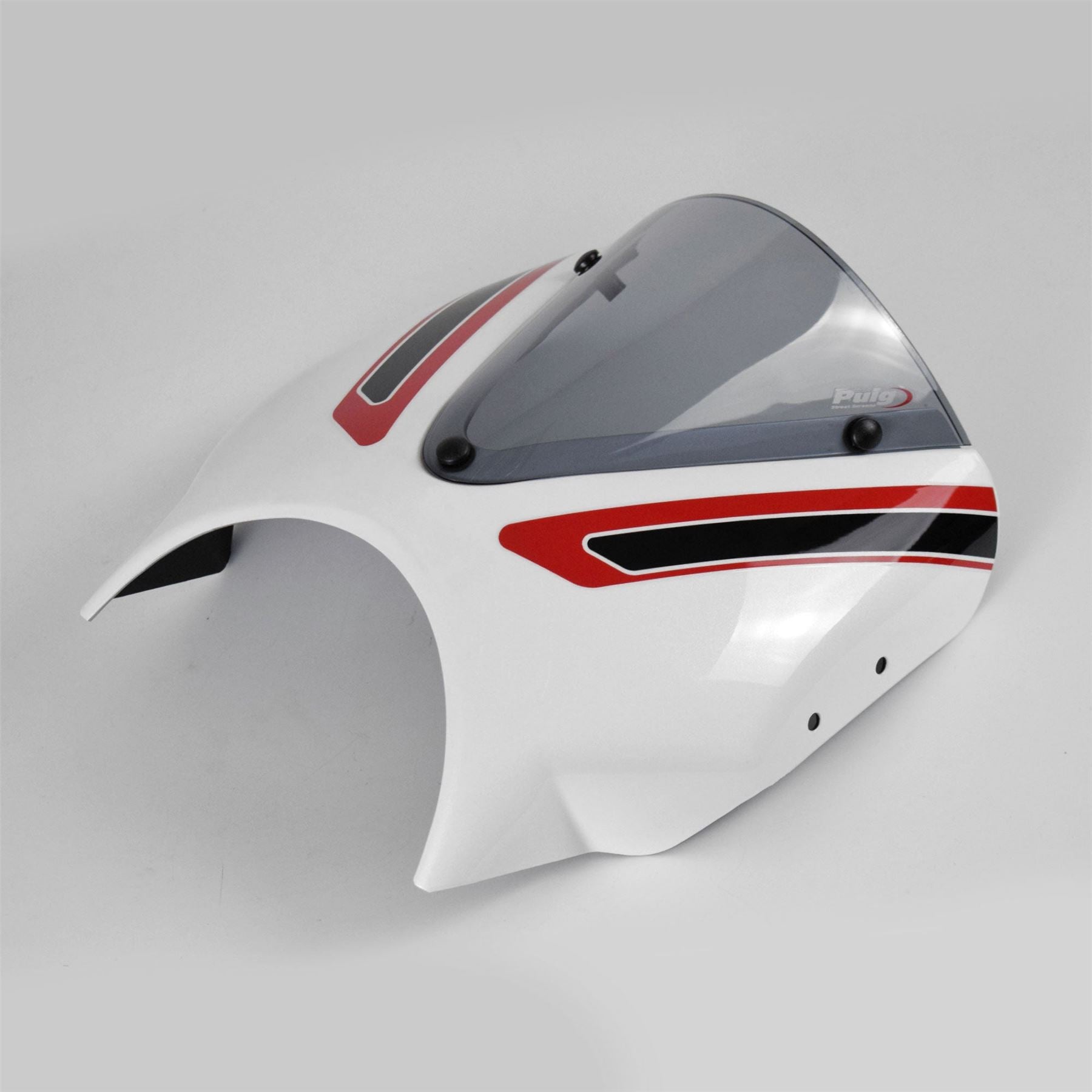 Pyramid Fly Screen Crystal White Scheme for Triumph Trident 660 2021-