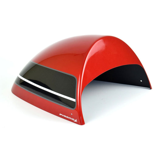 Pyramid Seat Cowl Korosi Red & Storm Grey for Triumph Speed Twin 2019 - 2022