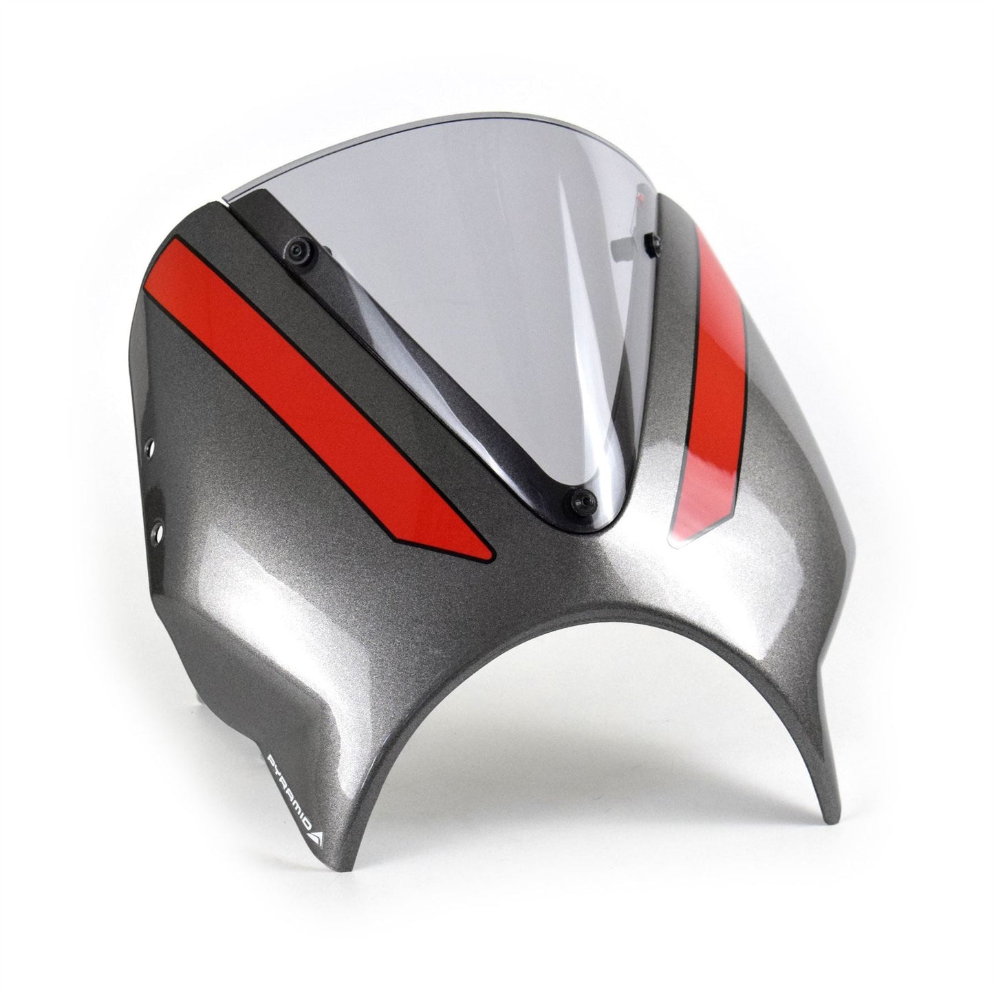 Pyramid Fly Screen Silver Ice / Diablo Red for Triumph Trident 660 2021-