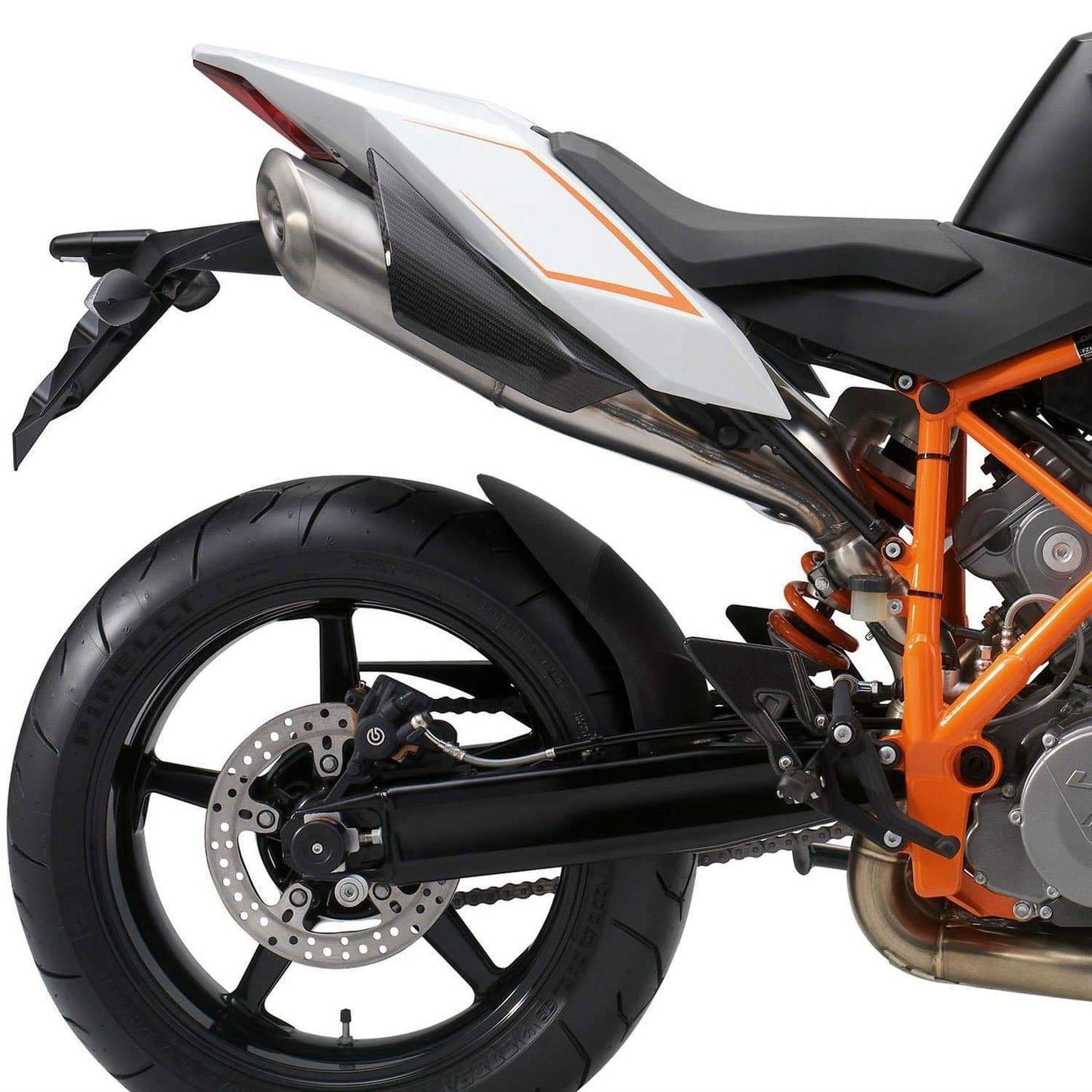 Pyramid Hugger Extension Matte Black KTM 990 Superduke R 04-12 / Supermoto 08-13