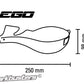 BarkBusters EGO HandGuard Kit Black Guards / 22mm Straight Bars Two Point Mount