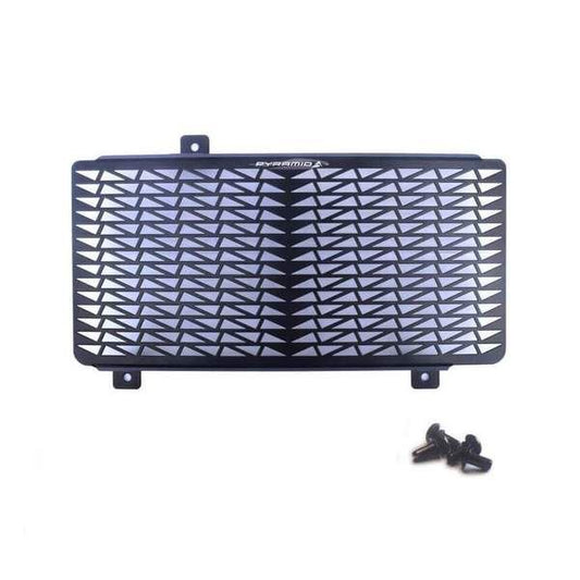 Pyramid Radiator Guard Matte Black for Kawasaki Versys 650 2015 onward