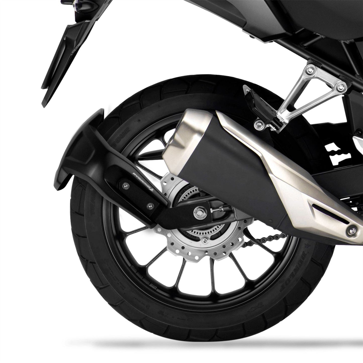 Pyramid Spray Guard Gloss Black for Honda CB 500 X 2019 - 2021