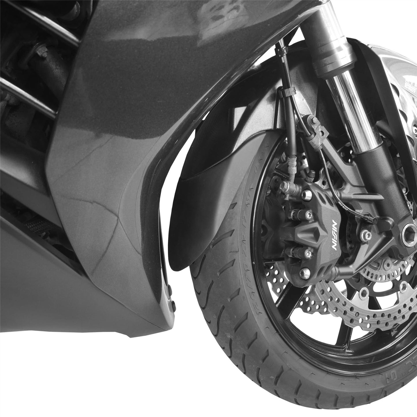 Pyramid Extenda Fenda Matte Black for Kawasaki GTR 1400 2006- / ZZR 1400 2006-