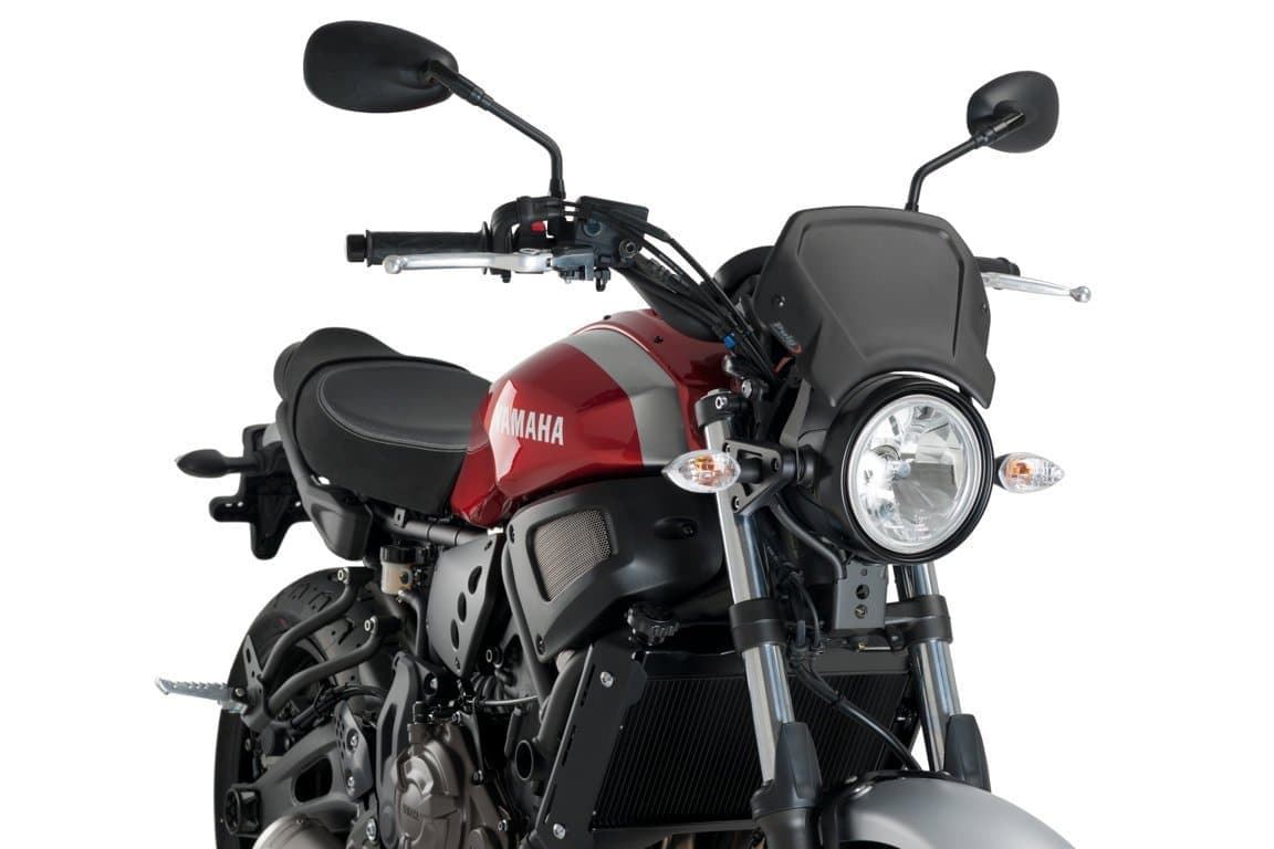 Puig Fly Screen | (Aluminium) Matte Black | Yamaha XSR 700 2016>