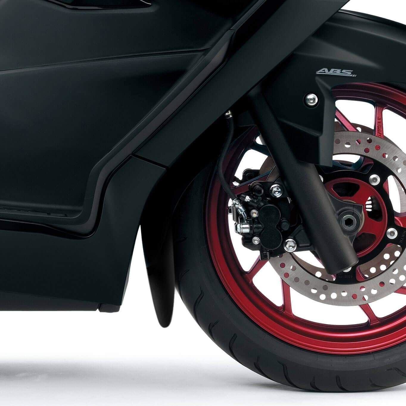 Pyramid Extenda Fenda Matte Black for Suzuki Burgman 400 2018-