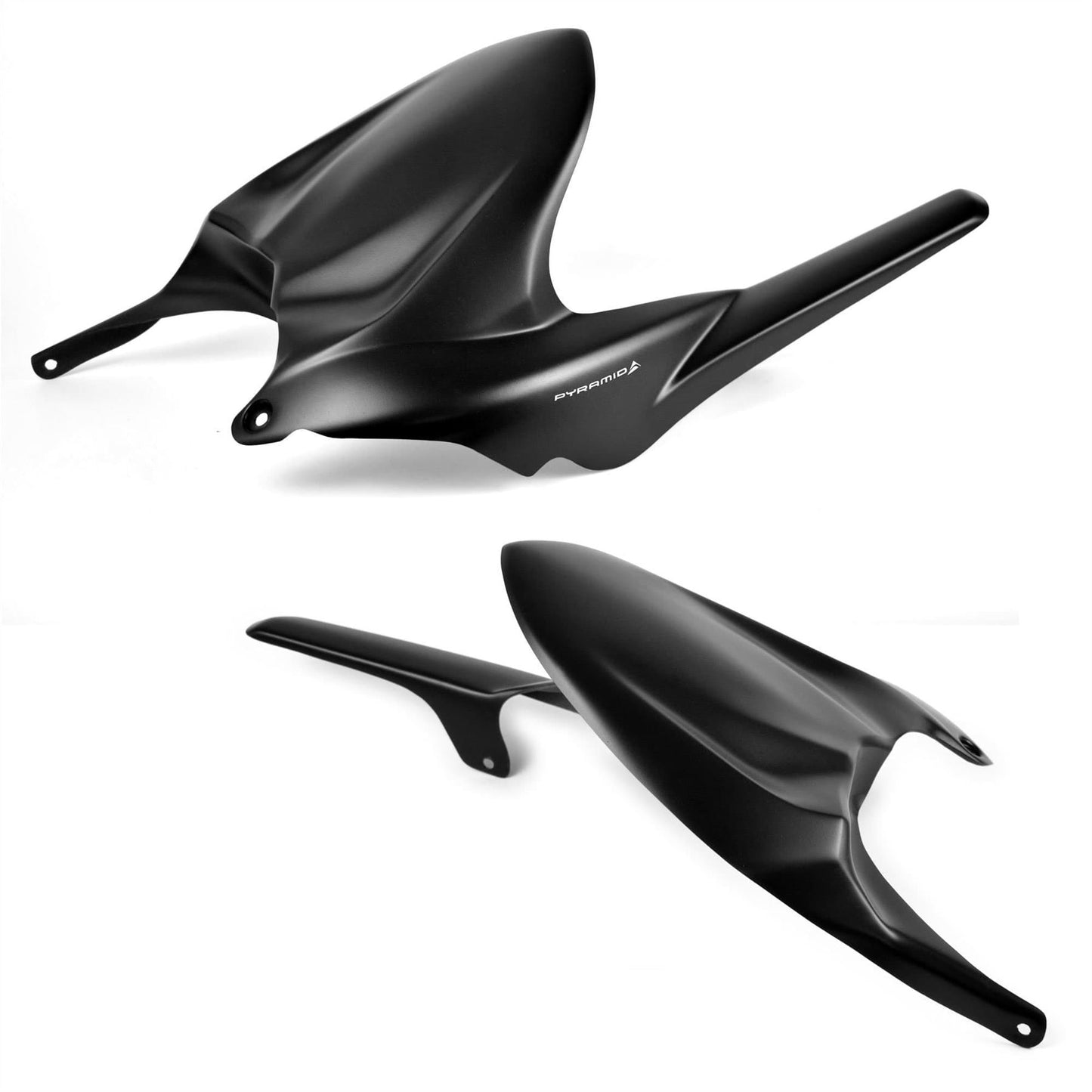 Pyramid Hugger Matte Black for Kawasaki Ninja H2 SX 2018 - 2022