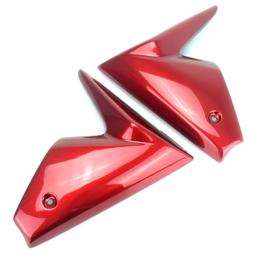 Pyramid Radiator Cheeks Metallic Lava Red for Yamaha MT-09 2013 - 2016