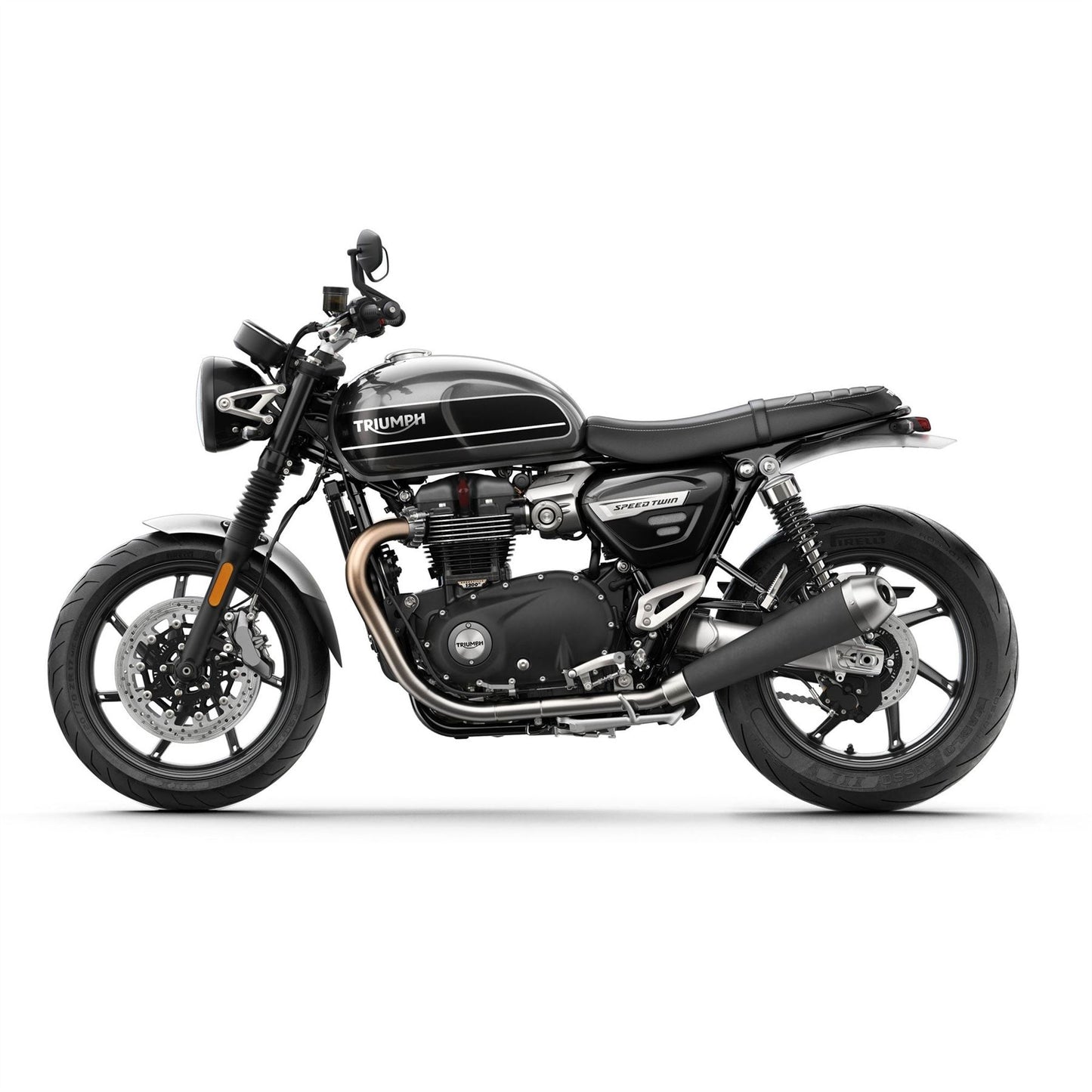 Pyramid Extenda Fenda Matte Black for Triumph Speed Twin 2019-2021