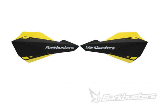BarkBusters SABRE MX Enduro Handguards Black /Yellow Single Point Clamp Mount