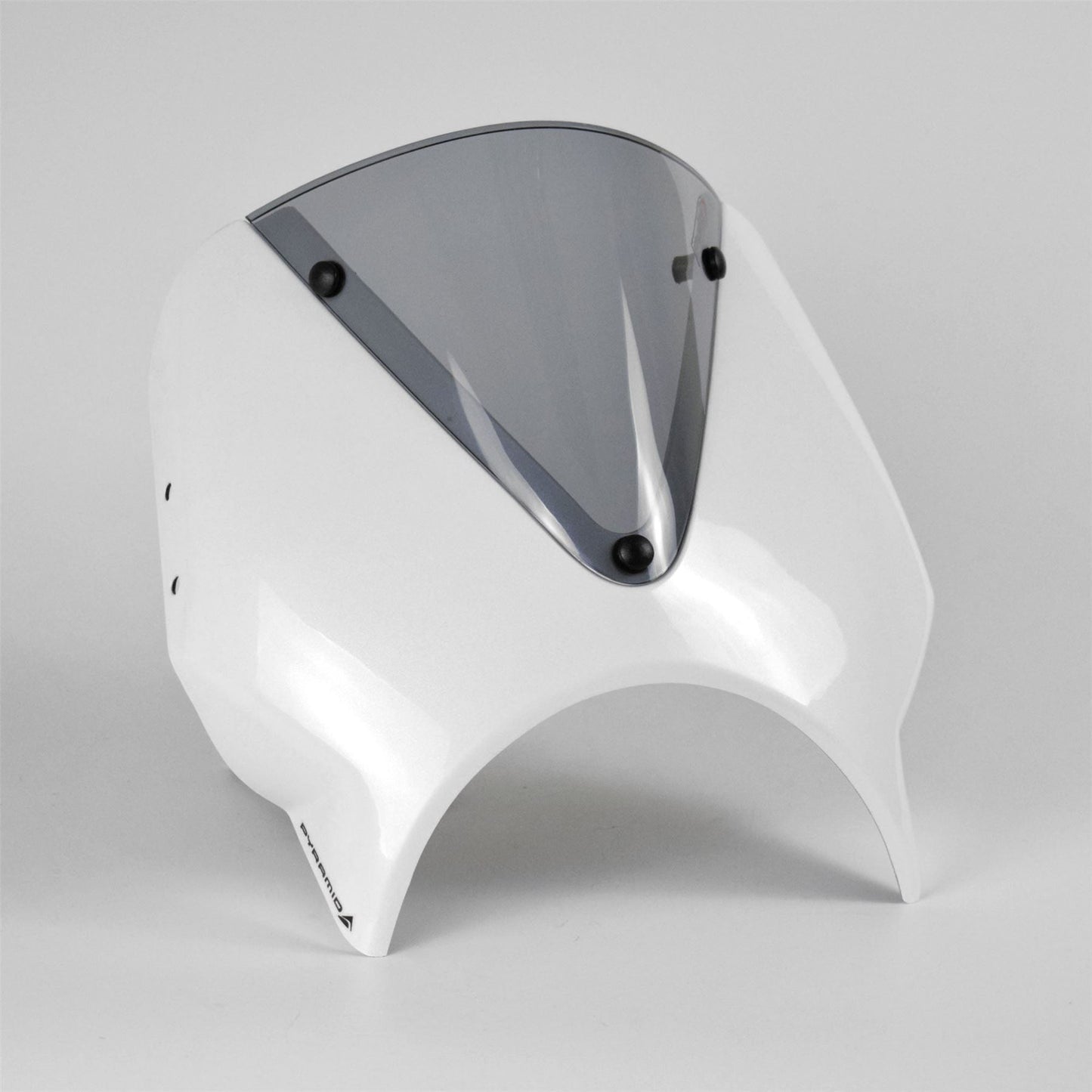 Pyramid Fly Screen Crystal White for Triumph Trident 660 2021-