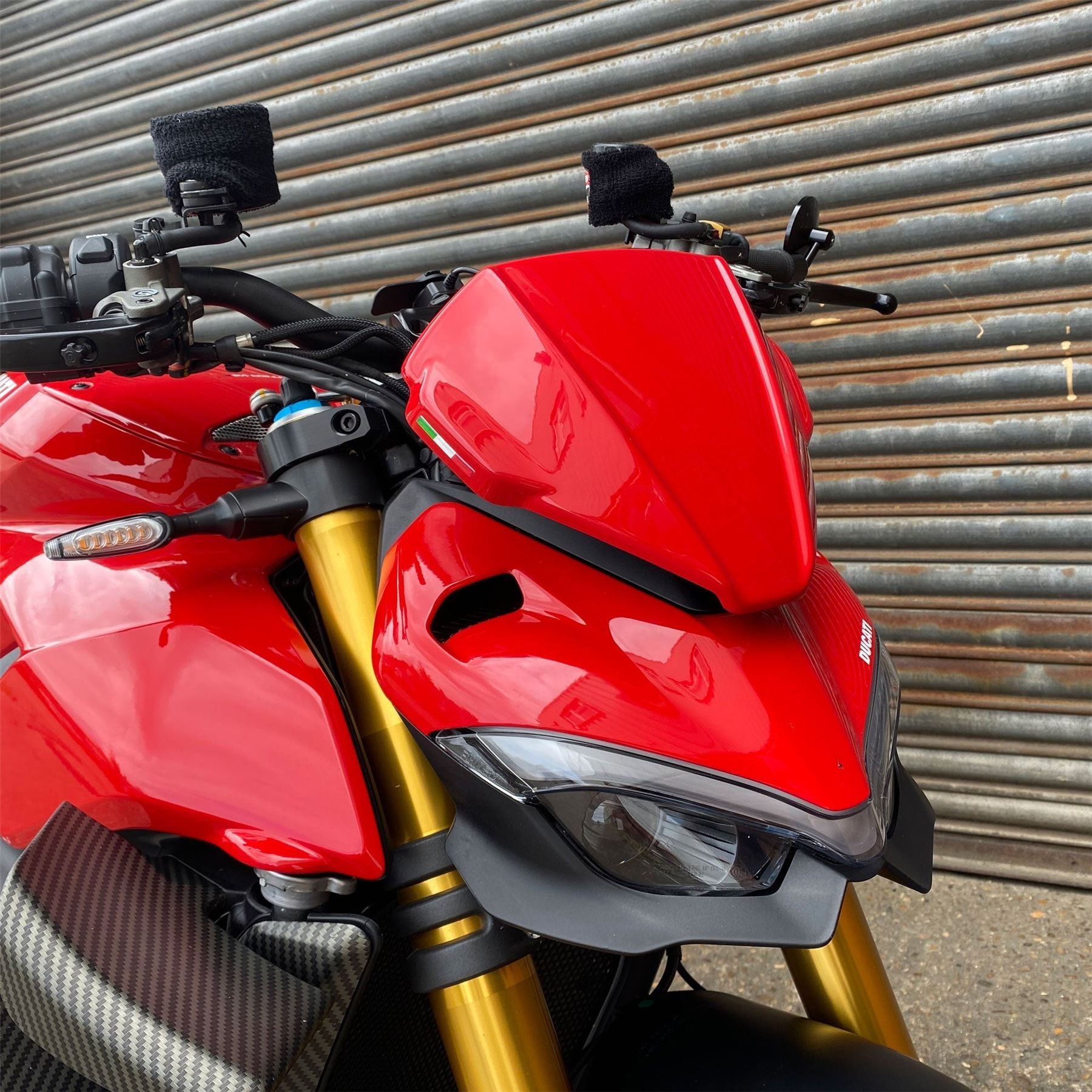 Ducati streetfighter on sale v4 windscreen