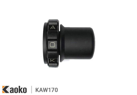 Kaoko Cruise Control Throttle Lock Stabiliser for Kawasaki 30mm OD bar end