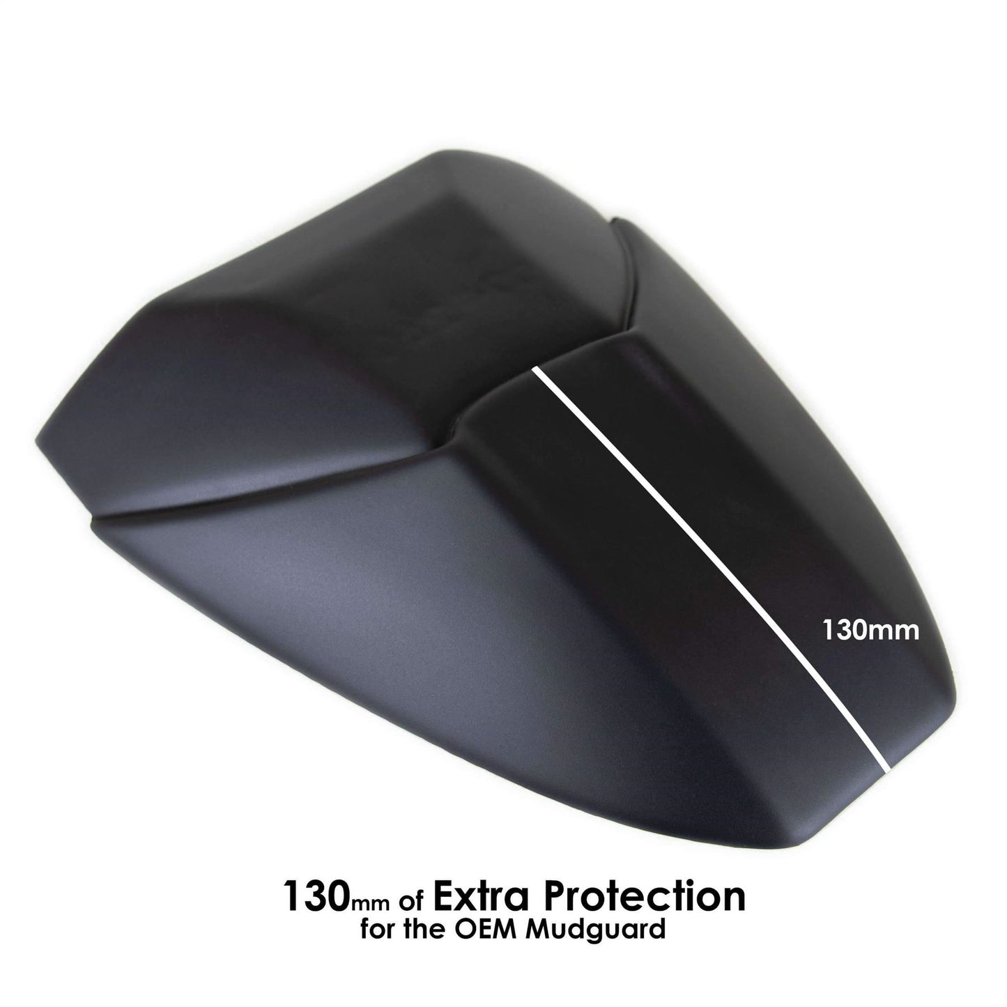 Pyramid Hugger Extension Matte Black for BMW S1000 R 2009-2020 / RR 2009-2018