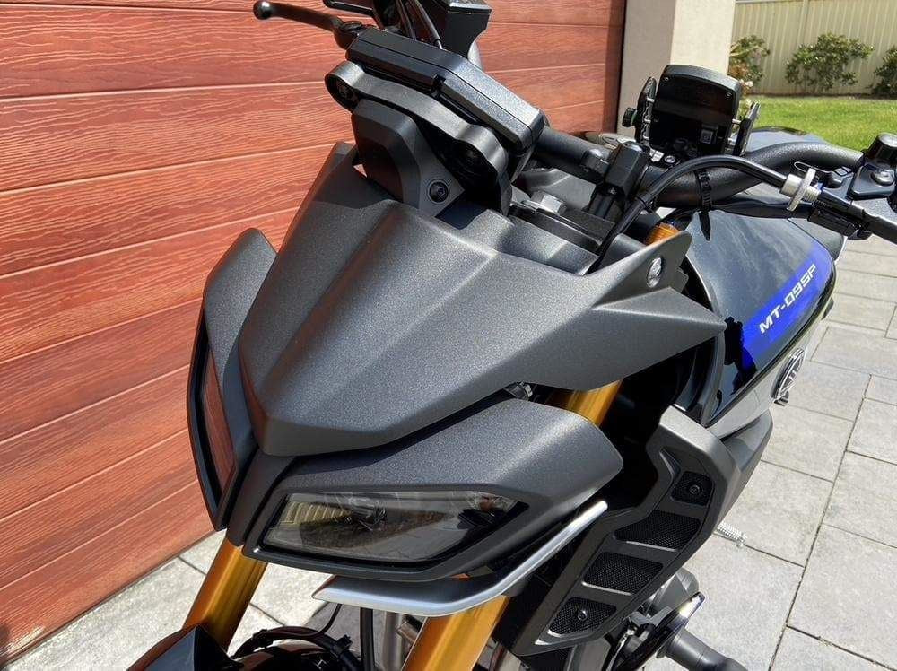 Pyramid Fly Screen Matte Black for Yamaha MT-09 2017 - 2020 / SP 2018 - 2020