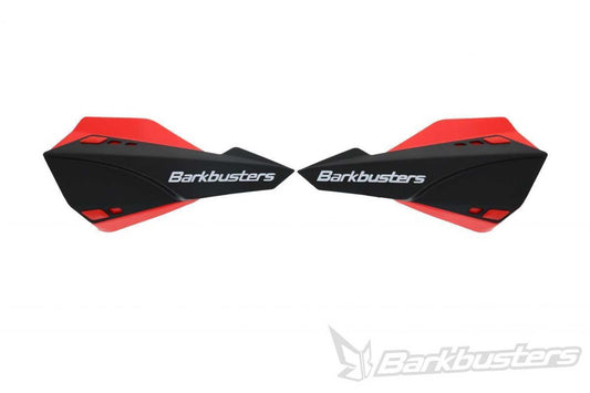 BarkBusters SABRE MX Enduro Handguards Black / Red Single Point Clamp Mount