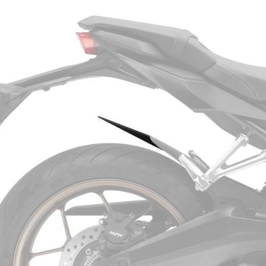 Pyramid Hugger Extension Matte Black for Honda CB650R CBR650R 19- / CB650F 14-18