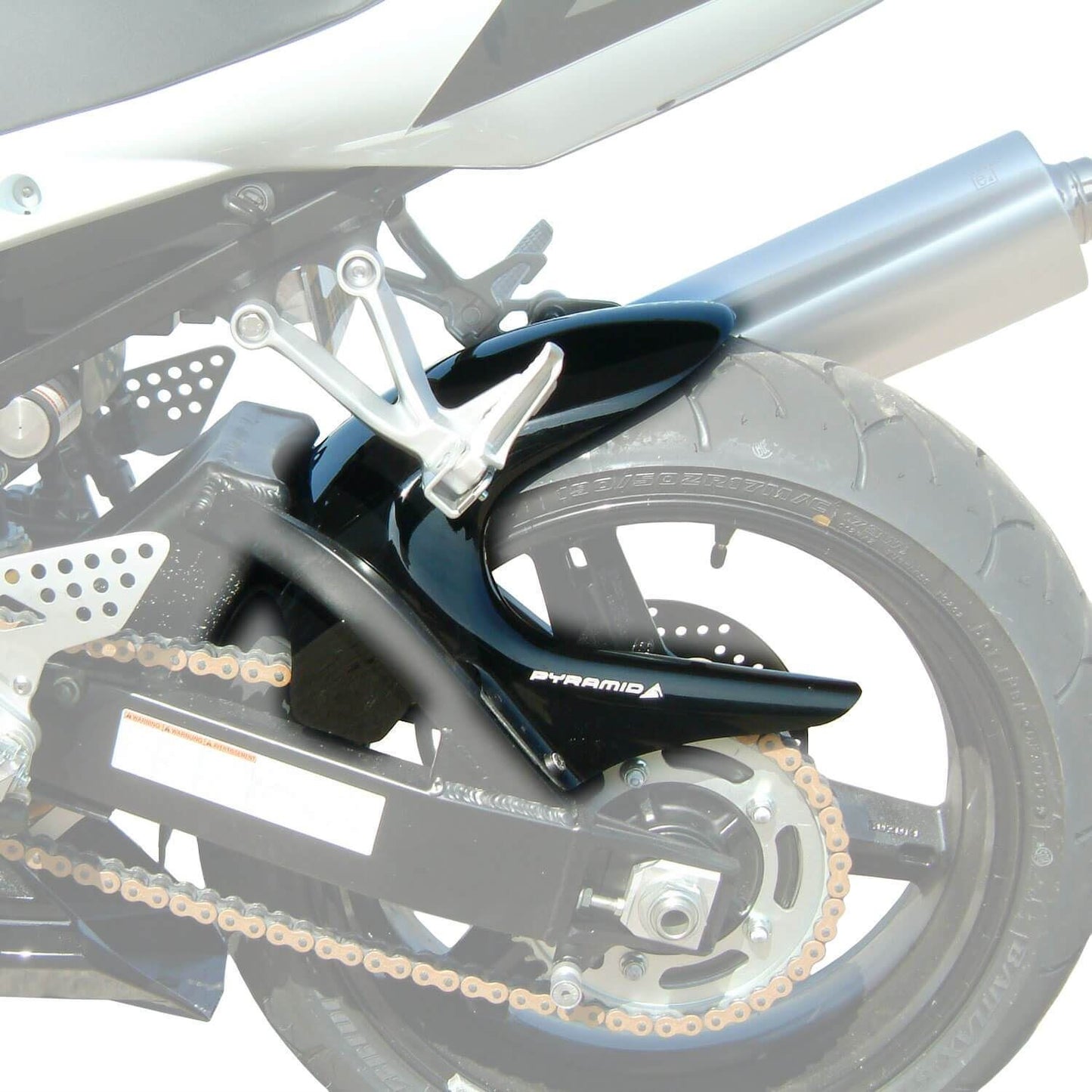 Pyramid Hugger Gloss Black for Suzuki GSXR 1000 2003 - 2004