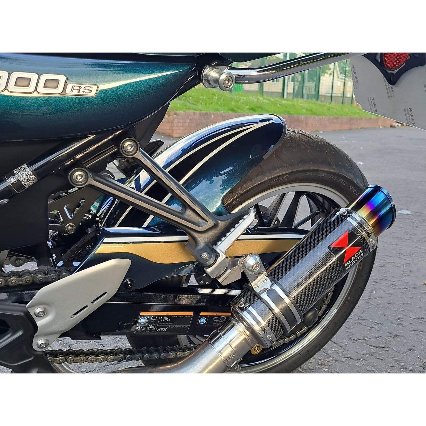 Pyramid Hugger Metallic Candytone Blue / Gold for Kawasaki Z 900 RS 2022