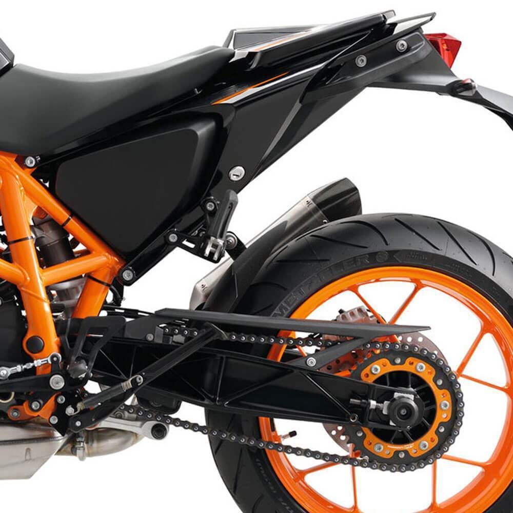 Pyramid Hugger Extension Matte Black for KTM 690 Duke / 690 Duke R 2012-