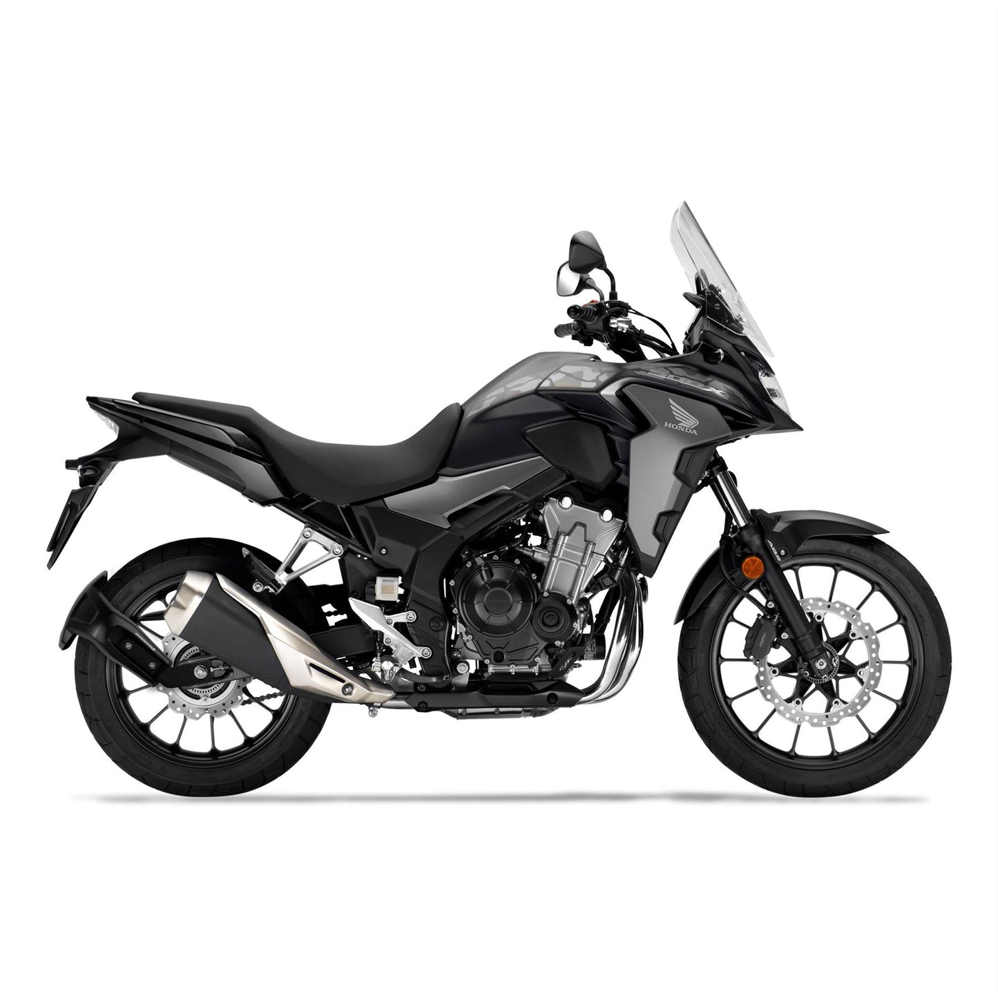 Pyramid Spray Guard Gloss Black for Honda CB 500 X 2019 - 2021