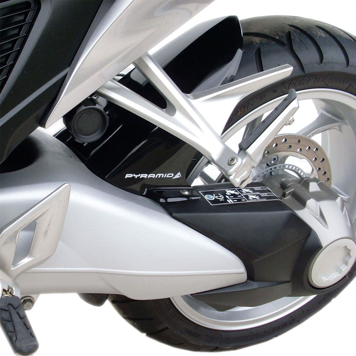 Pyramid Hugger Matte Black for Honda VFR1200 X Crosstourer 12- / VFR1200 F 10-17