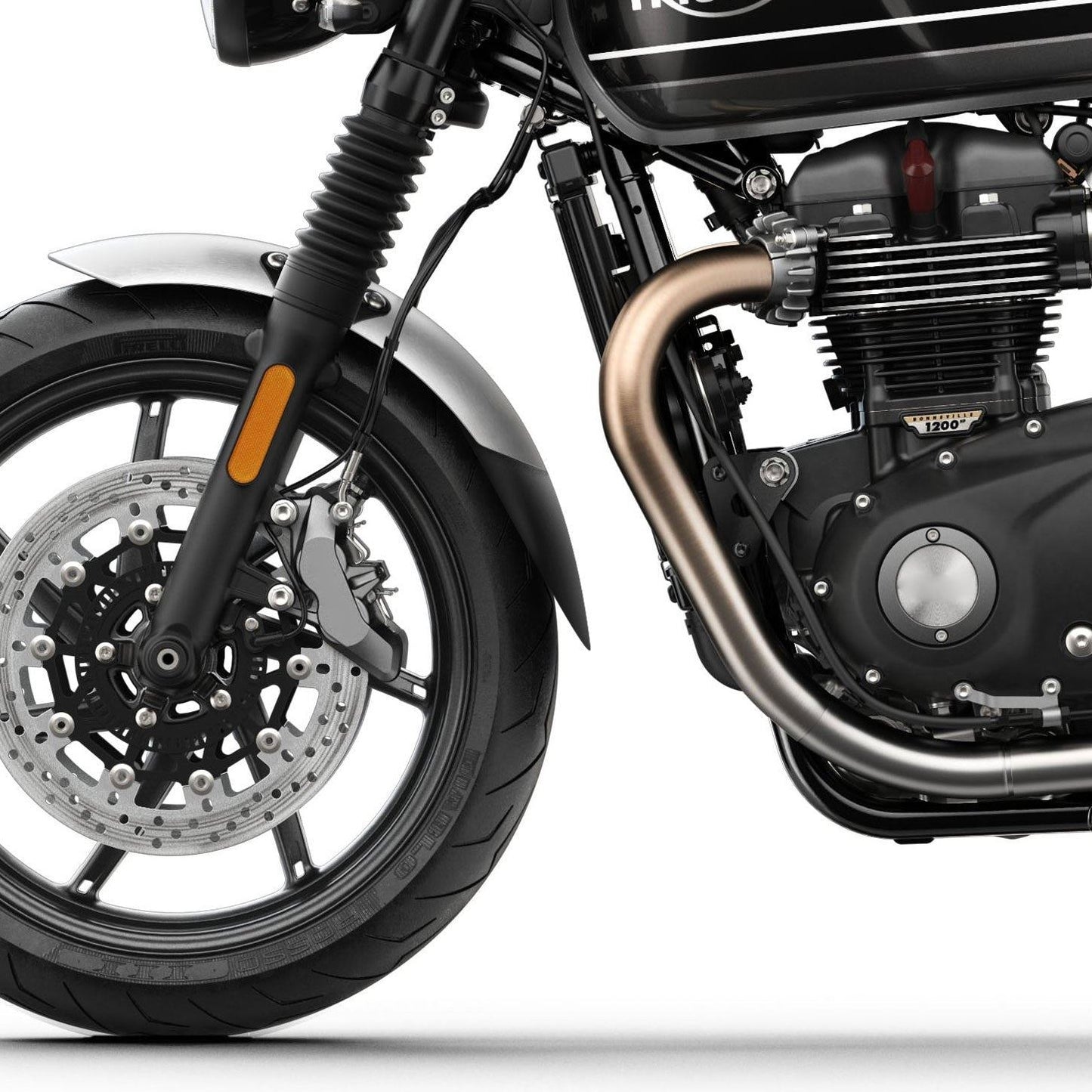 Pyramid Extenda Fenda Matte Black for Triumph Speed Twin 2019-2021