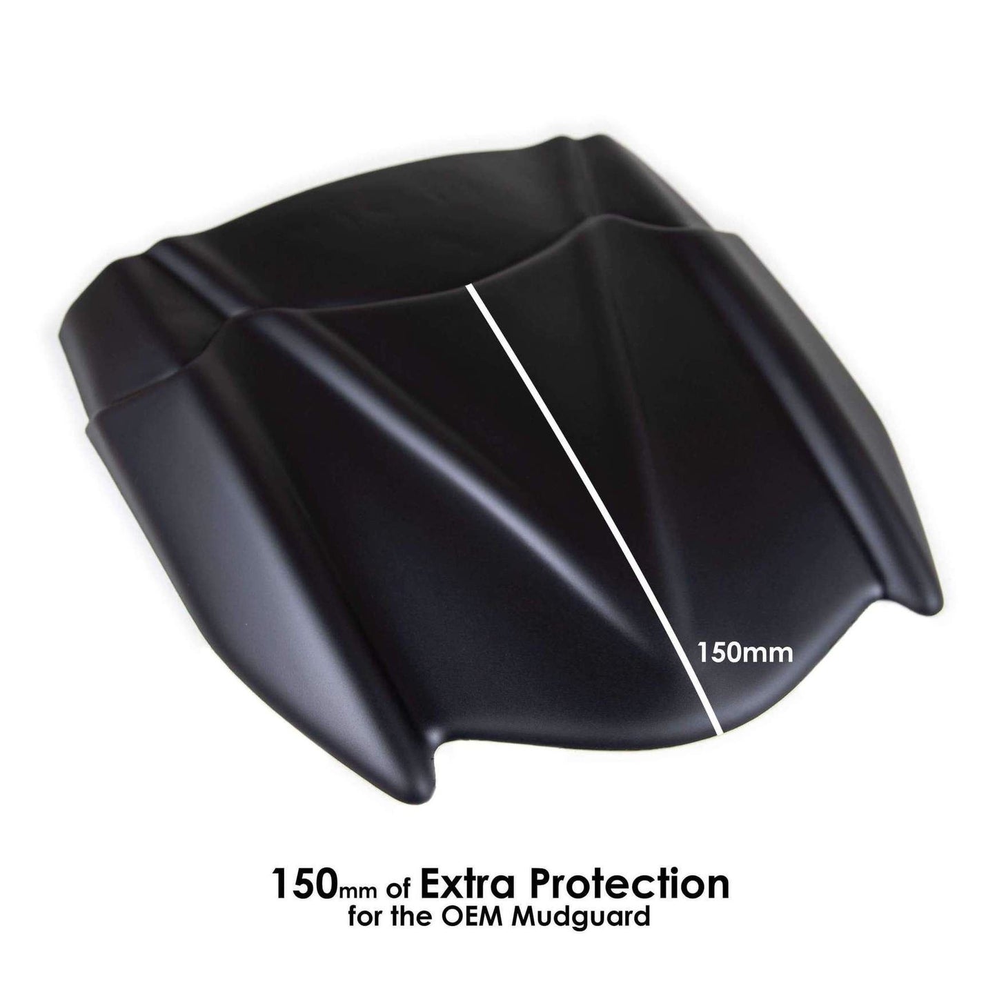 Pyramid Hugger Extension Matte Black for Kawasaki Ninja 650 / 650R / Z650 17-