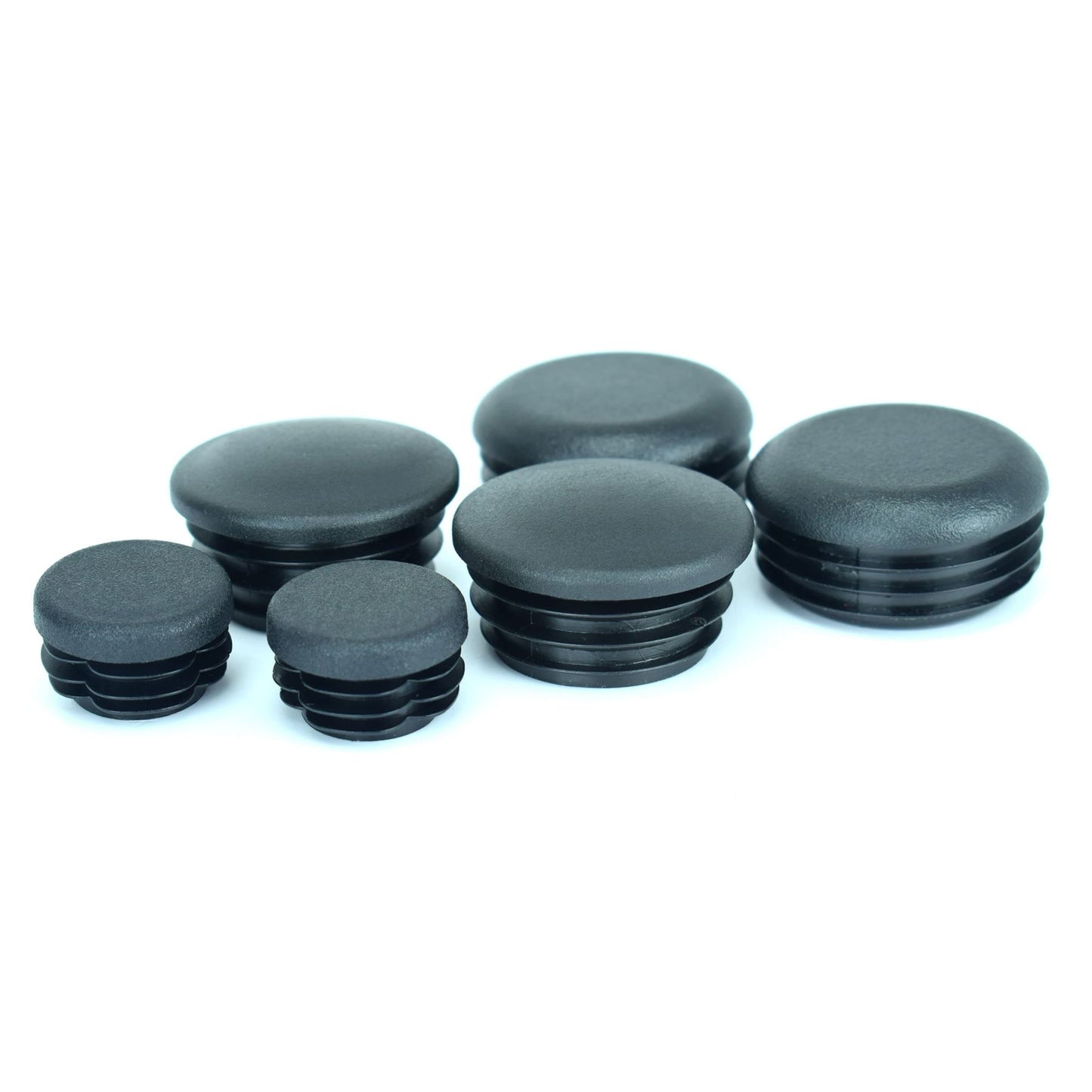 Pyramid Frame End Caps Matte Black for Ducati Multistrada 1200/S 2010-2014