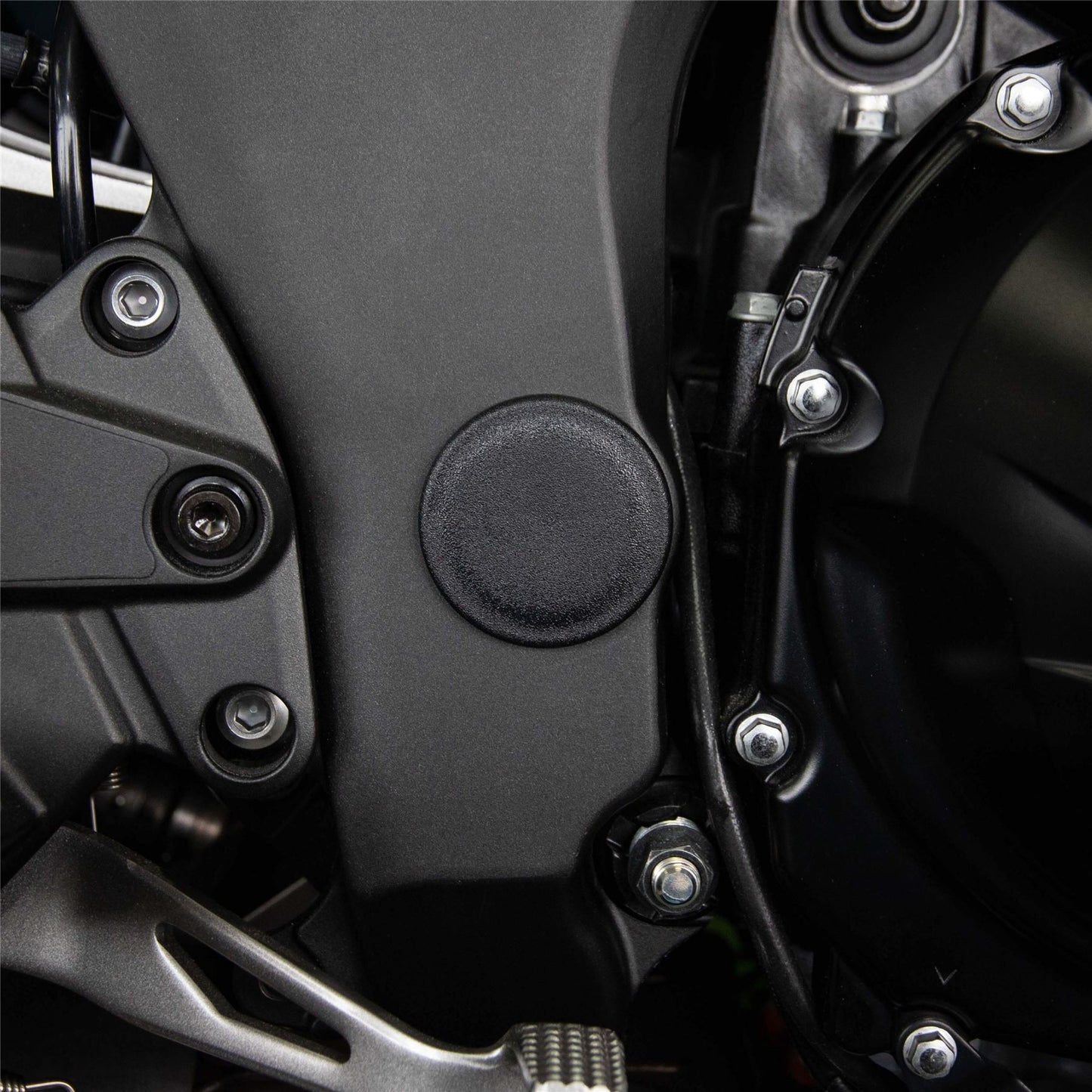 Pyramid Frame End Caps Matte Black Kawasaki Versys 1000 12- / Z1000 10- / SX 11-