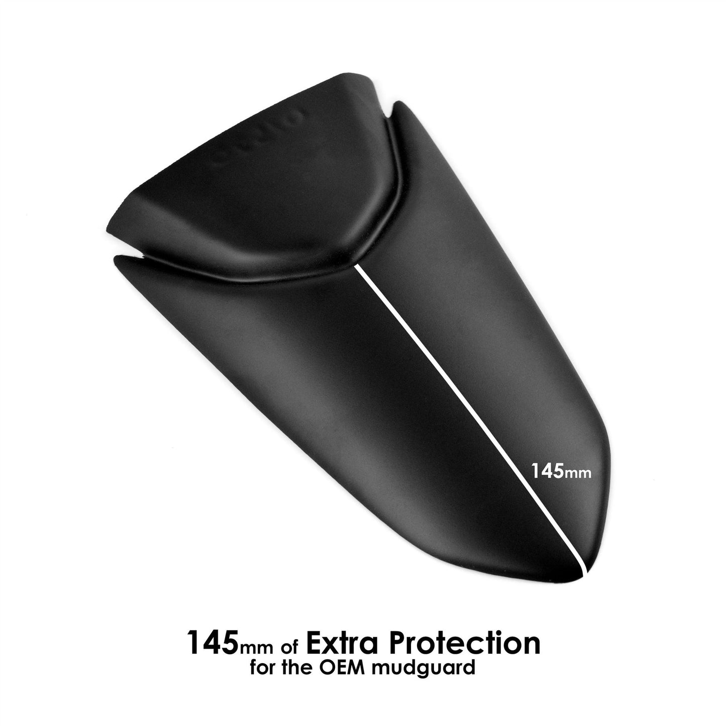 Pyramid Hugger Extension Matte Black for Ducati Monster 937 2021-