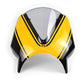 Pyramid Fly Screen Metallic Diablo Black / Yellow for Kawasaki Z 900 RS SE 2022