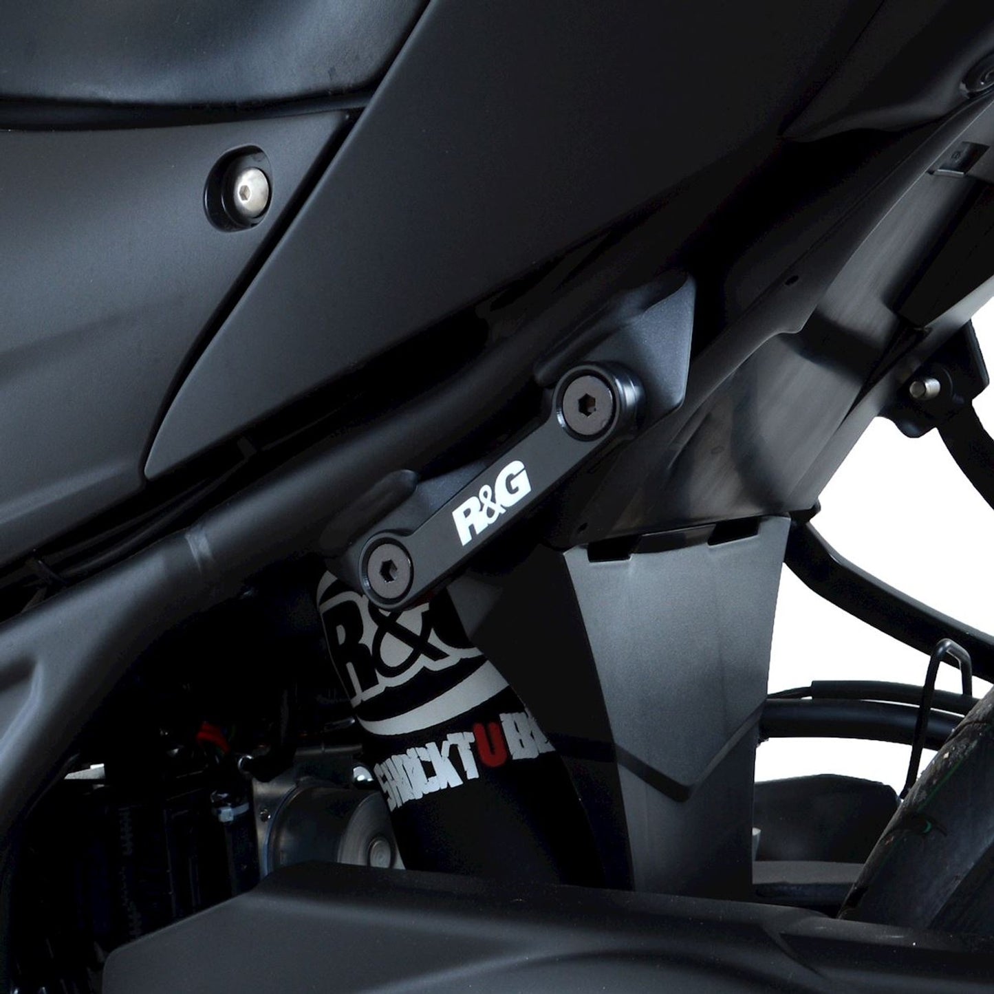 R&G Exhaust Hanger & Footrest Blanking Plate for Yamaha MT-25 2015-2020 / MT-03 2016-2021