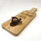 Bottle Opener Board - Motorcycle Gift - Happiness Is Motorbikes and Beer