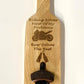 Bottle Opener Board - Motorbike Motorcycle Gift - Riding Solves My Problems