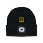 DENALI LED Beanie Black with logo One Size Variable Intensity