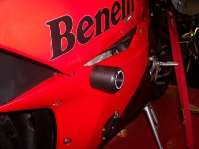 R&G Classic Crash Protectors Black for Benelli Tornado RS (not TRE)