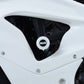 R&G RACE Crash Protectors White Bobbins for BMW S1000RR 2010 -  2018