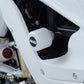 R&G RACE Crash Protectors White Bobbins for BMW S1000RR 2010 -  2018