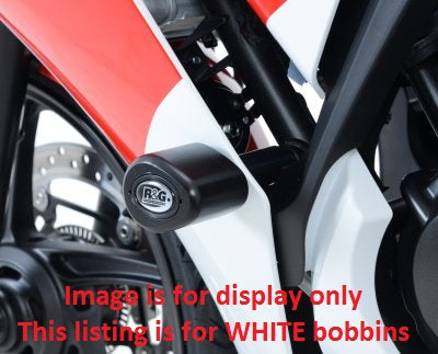 R&G Aero Crash Protectors White for Honda CBR300R 2014 - 2020