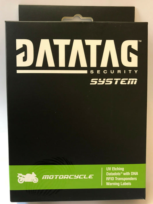 DataTag Motorbike Motorcycle Anti Theft ID Security Kit