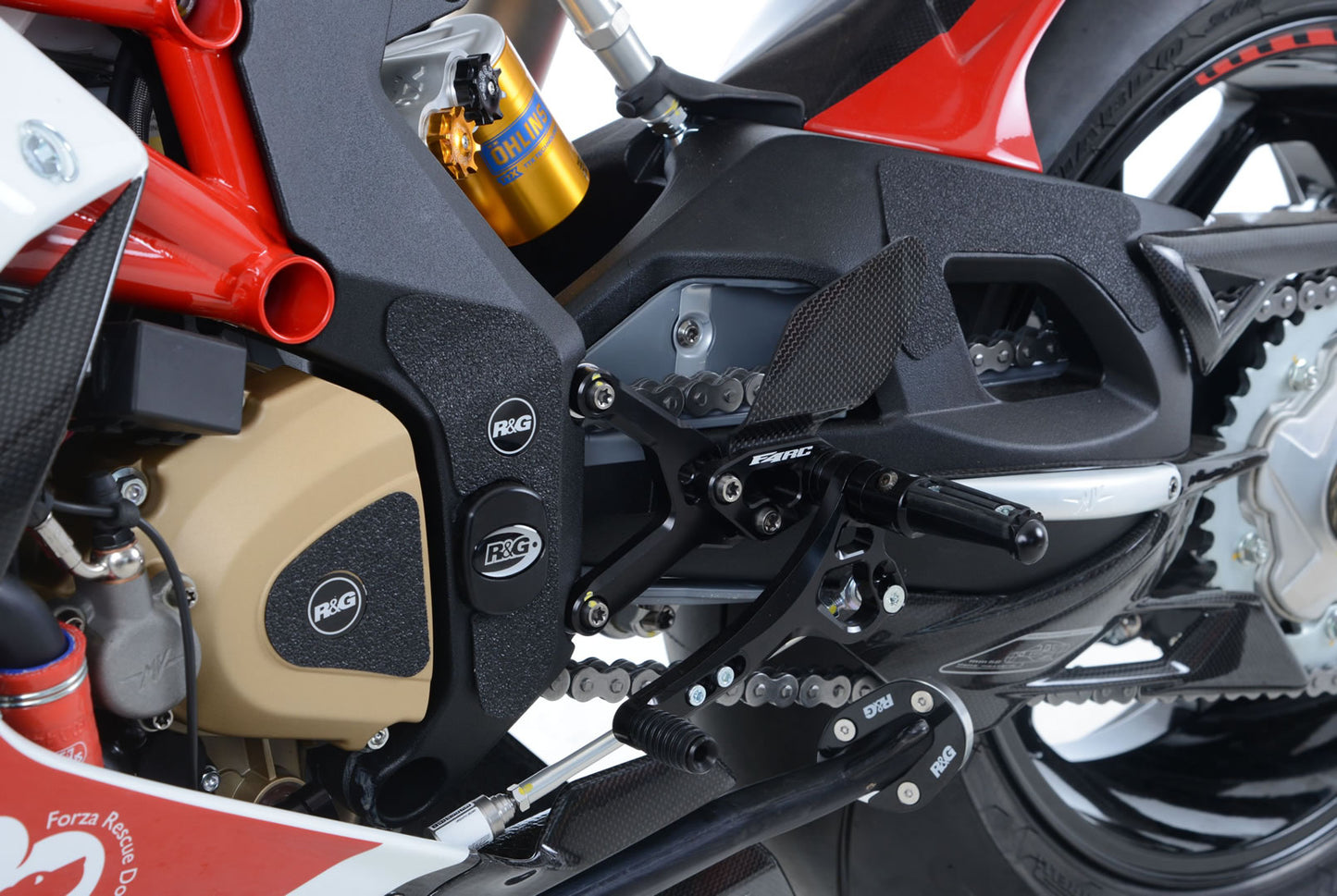 R&G Boot Guards for MV Agusta F4 / RR / RC 2015 2016 2017 2018