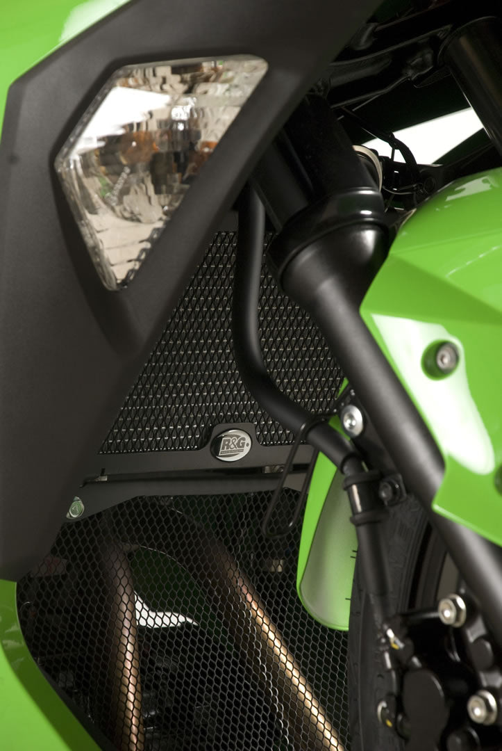 R&G Radiator Guard GREEN for Kawasaki Ninja 300 / 250 2008-2017 / Z250 2013-2018 / Z300