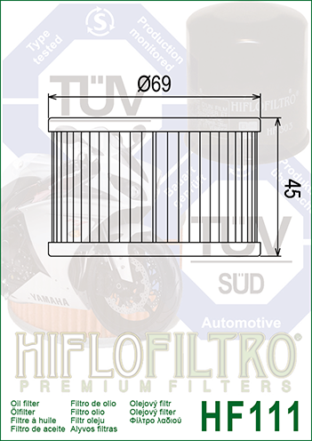 Oil Filter HiFlo HF111