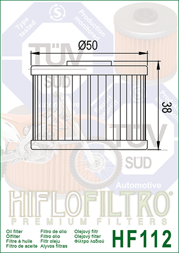 Oil Filter HiFlo HF112