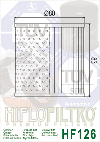 Oil Filter HiFlo HF126