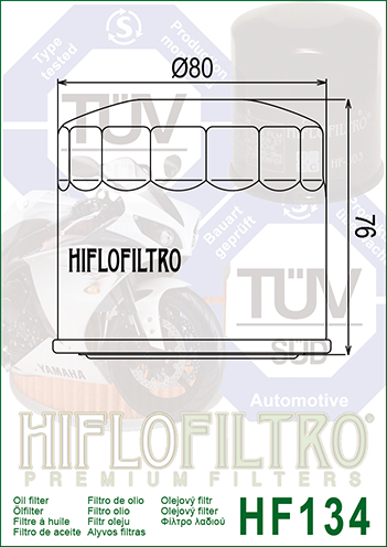 Oil Filter HiFlo HF134