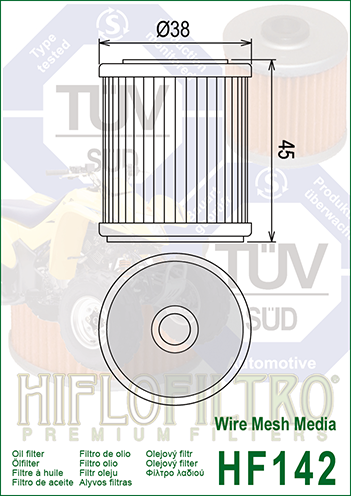 Oil Filter HiFlo HF142